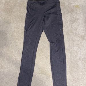 lululemon heather grey speed up tight 28”- size 8